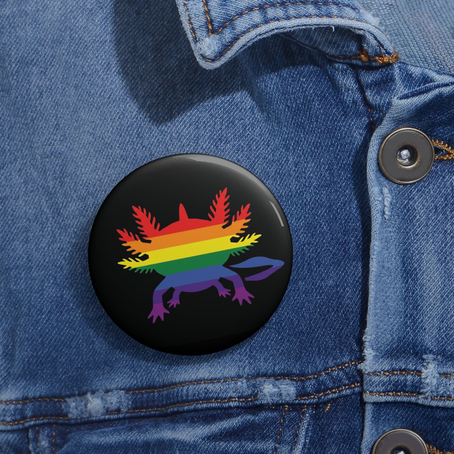 Axolotl | Pride Animal Button