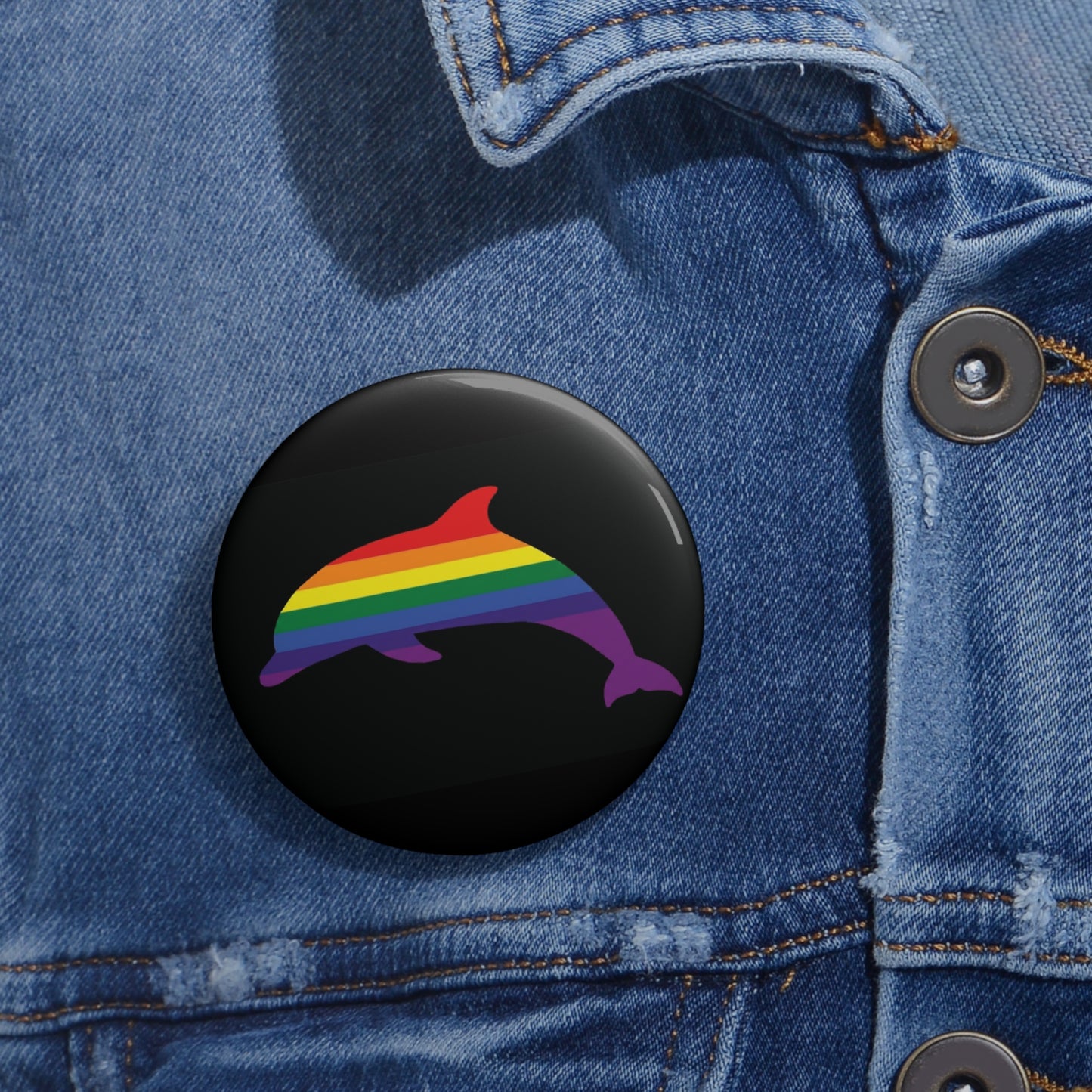 Dolphin | Pride Animal Button