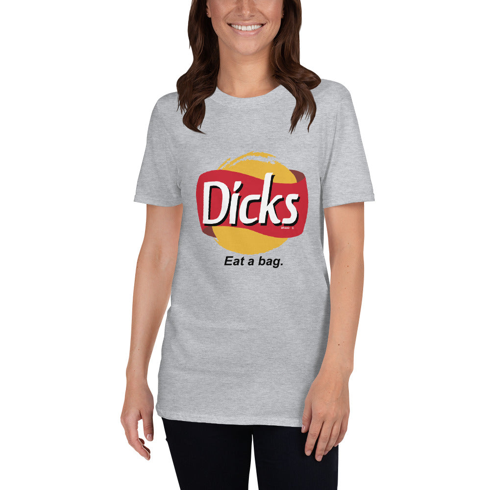Dick's — Eat a Bag | Funny Parody T-Shirt