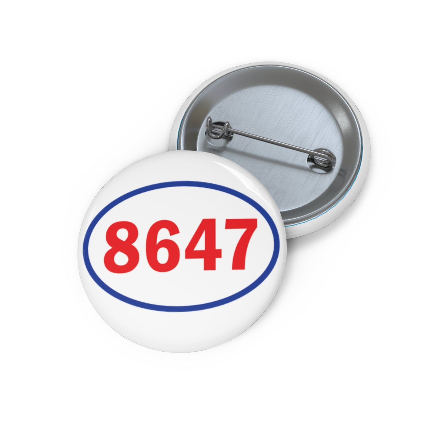 86 47 | Restaurant Slang Pin Button