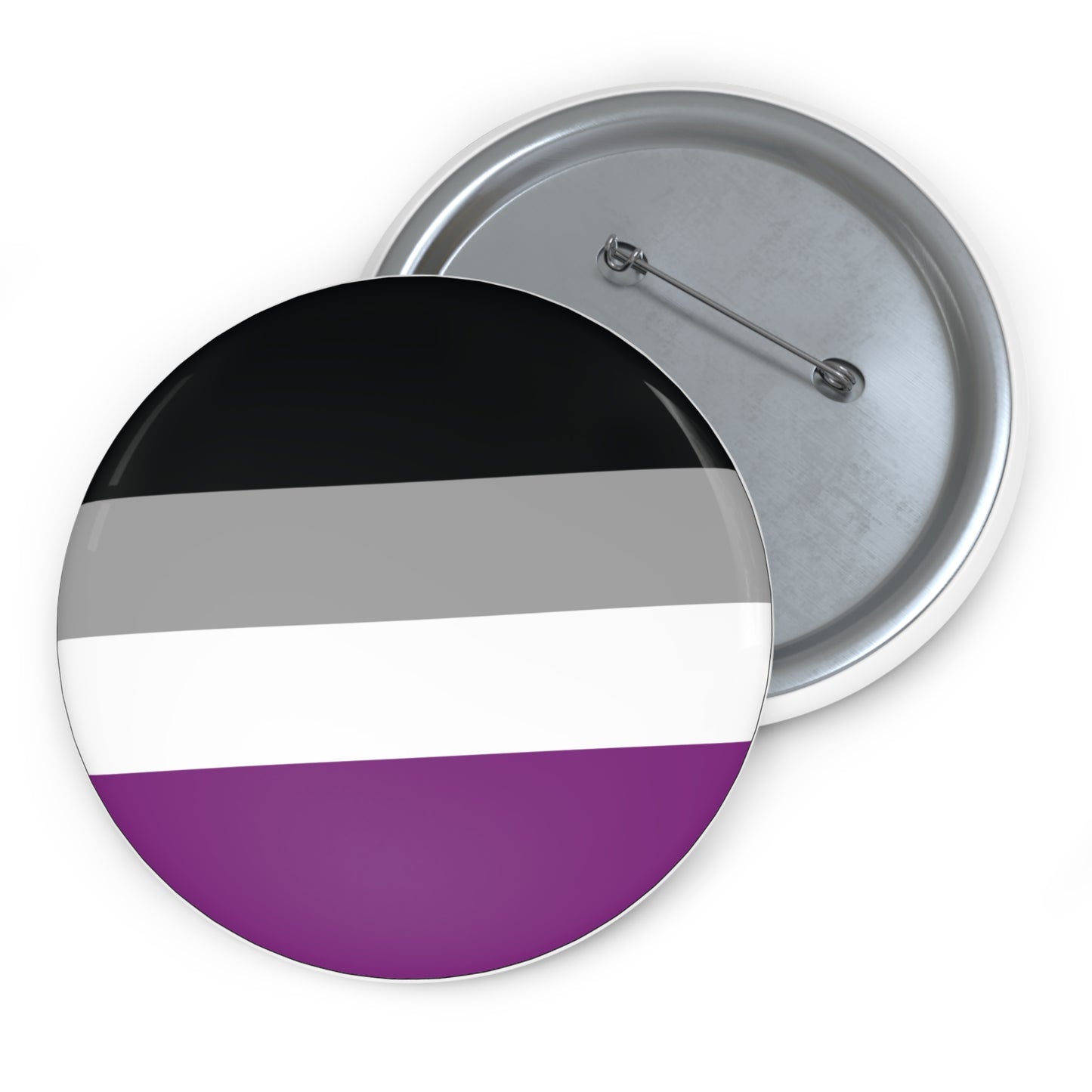 Asexual Pride Flag Button