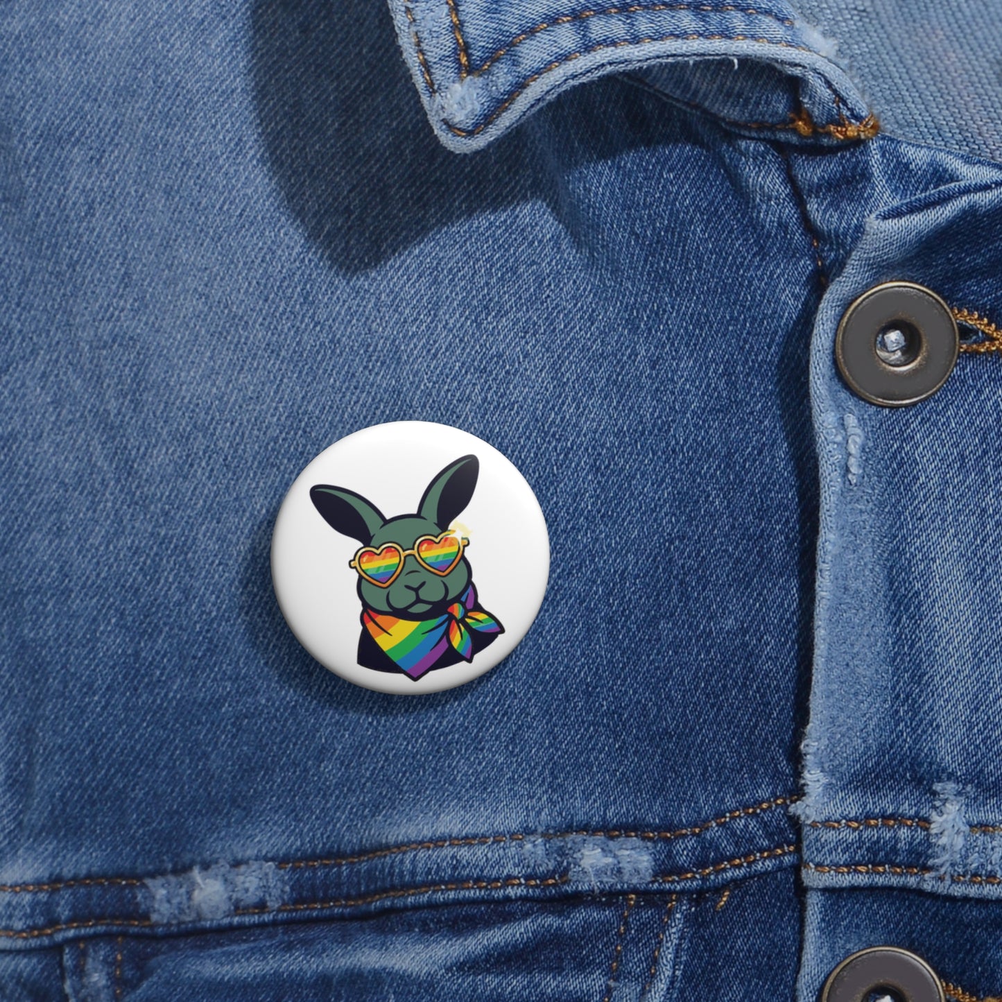 Rabbit | Prideglasses Pride Button