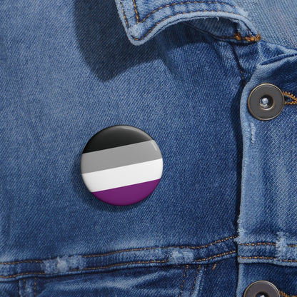 Asexual Pride Flag Button
