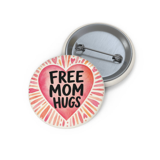 Free Mom Hugs | Pride Ally Button