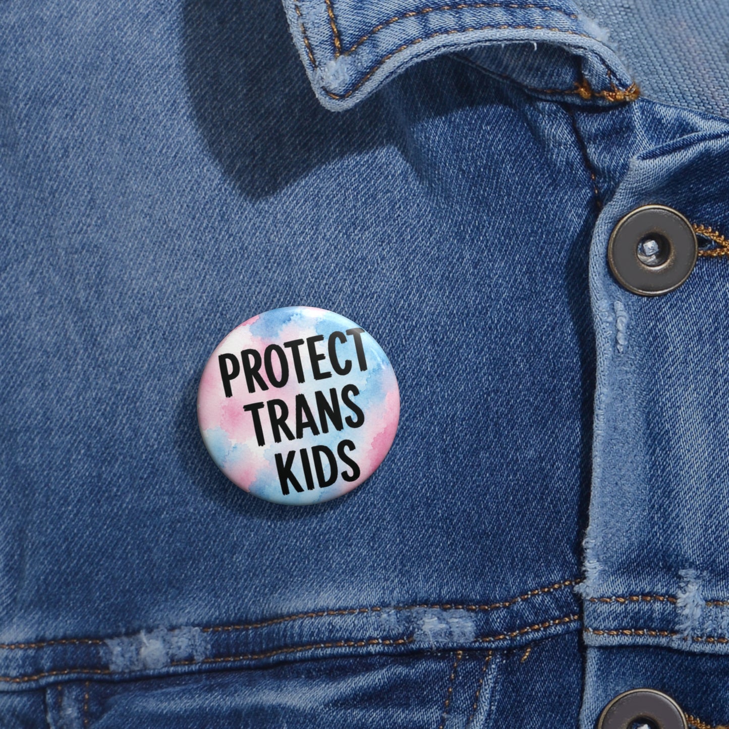 Protect Trans Kids | Pride Statement Button