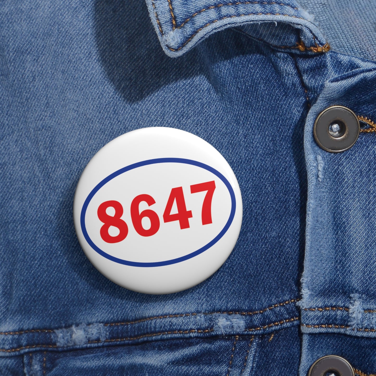 86 47 | Restaurant Slang Pin Button