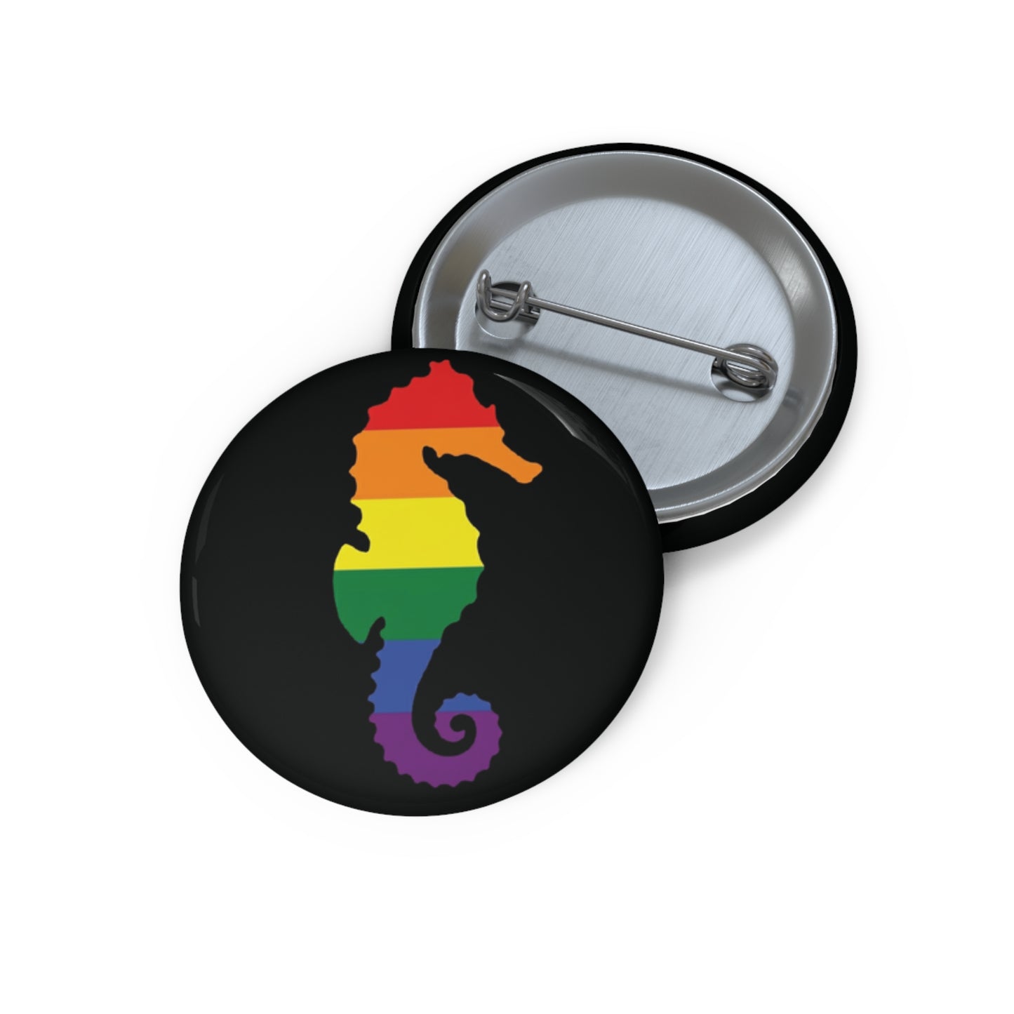 Seahorse | Pride Animal Button