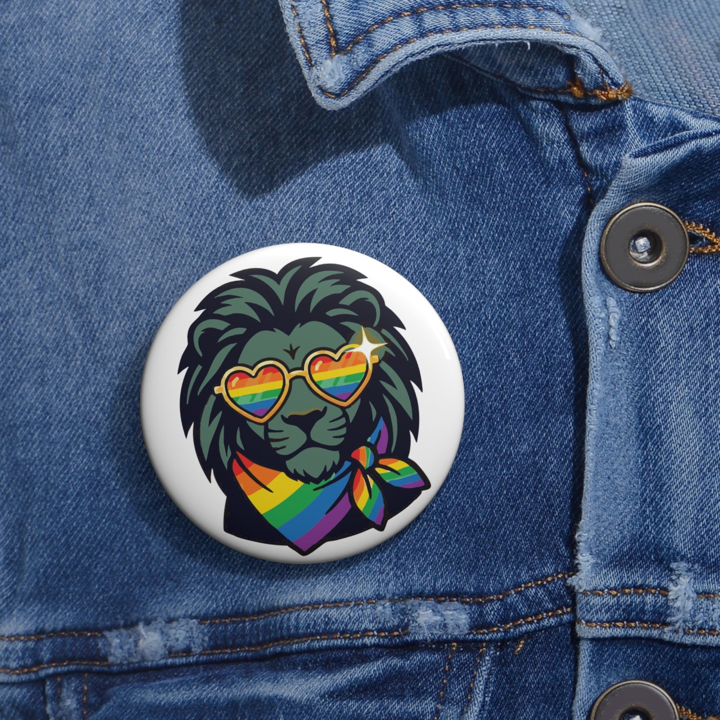 Lion | Prideglasses Pride Button