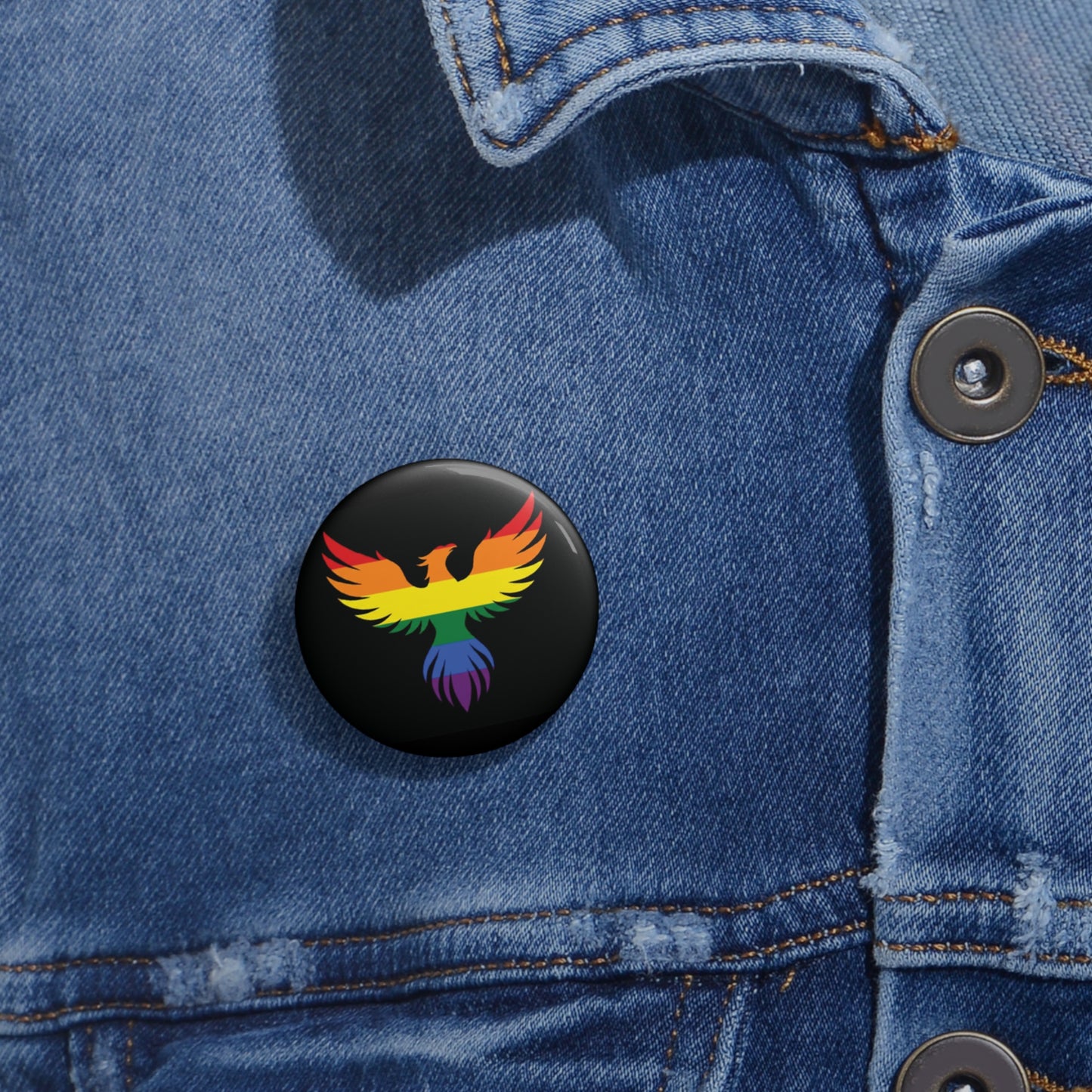 Phoenix | Pride Animal Button