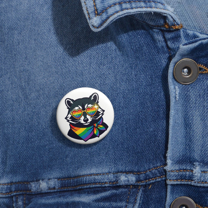 Raccoon | Prideglasses Pride Button