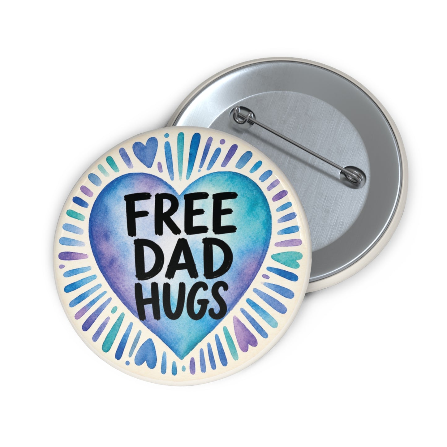 Free Dad Hugs | Pride Ally Button