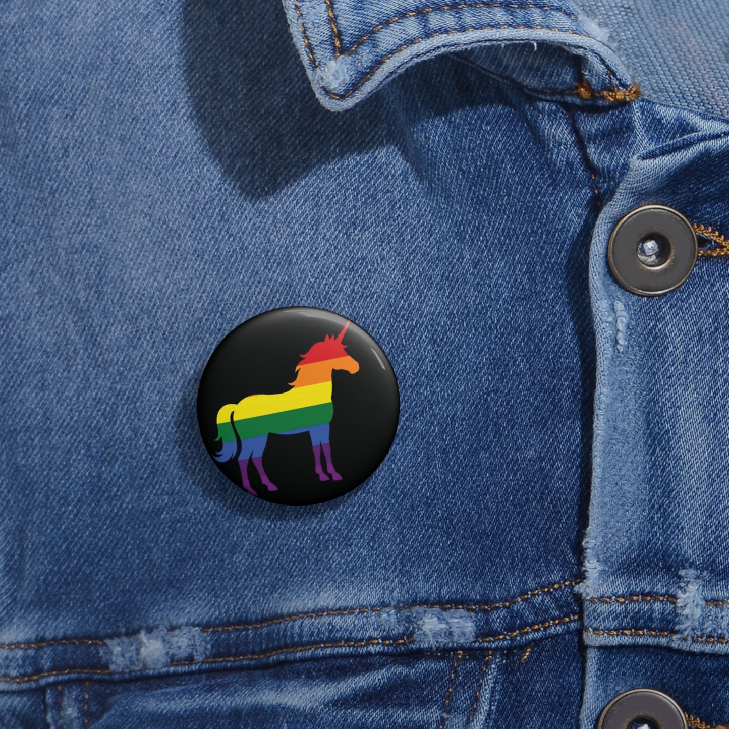 Unicorn | Pride Animal Button