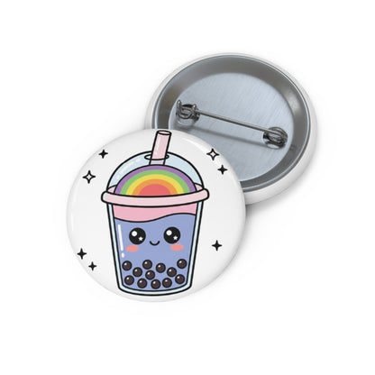 CutiePride - Boba | Kawaii Rainbow Pride Button