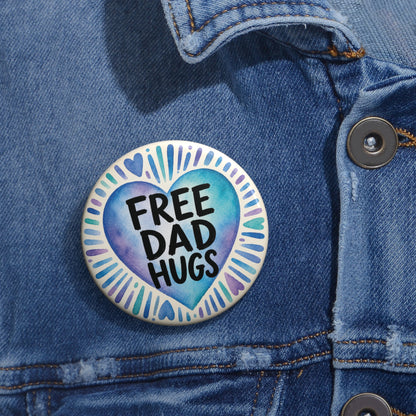 Free Dad Hugs | Pride Ally Button