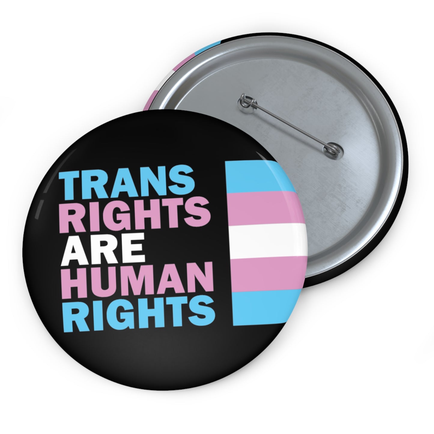 Trans Rights Are Human Rights | Pride Button