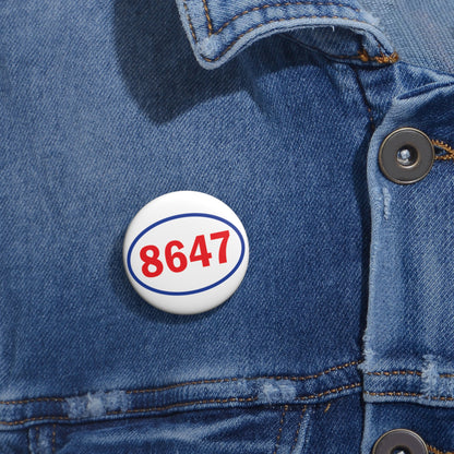 86 47 | Restaurant Slang Pin Button