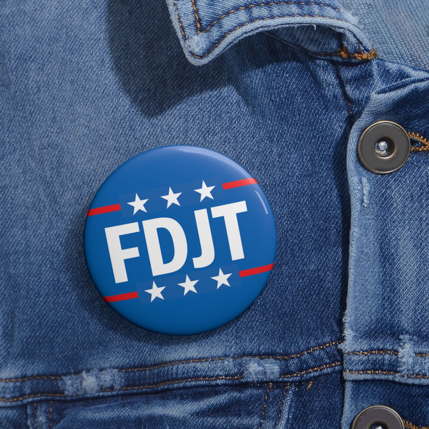 FDJT | Political Statement Pin Button
