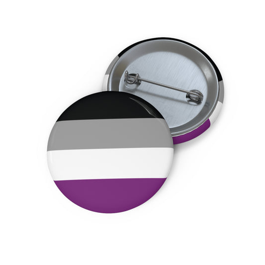 Asexual Pride Flag Button
