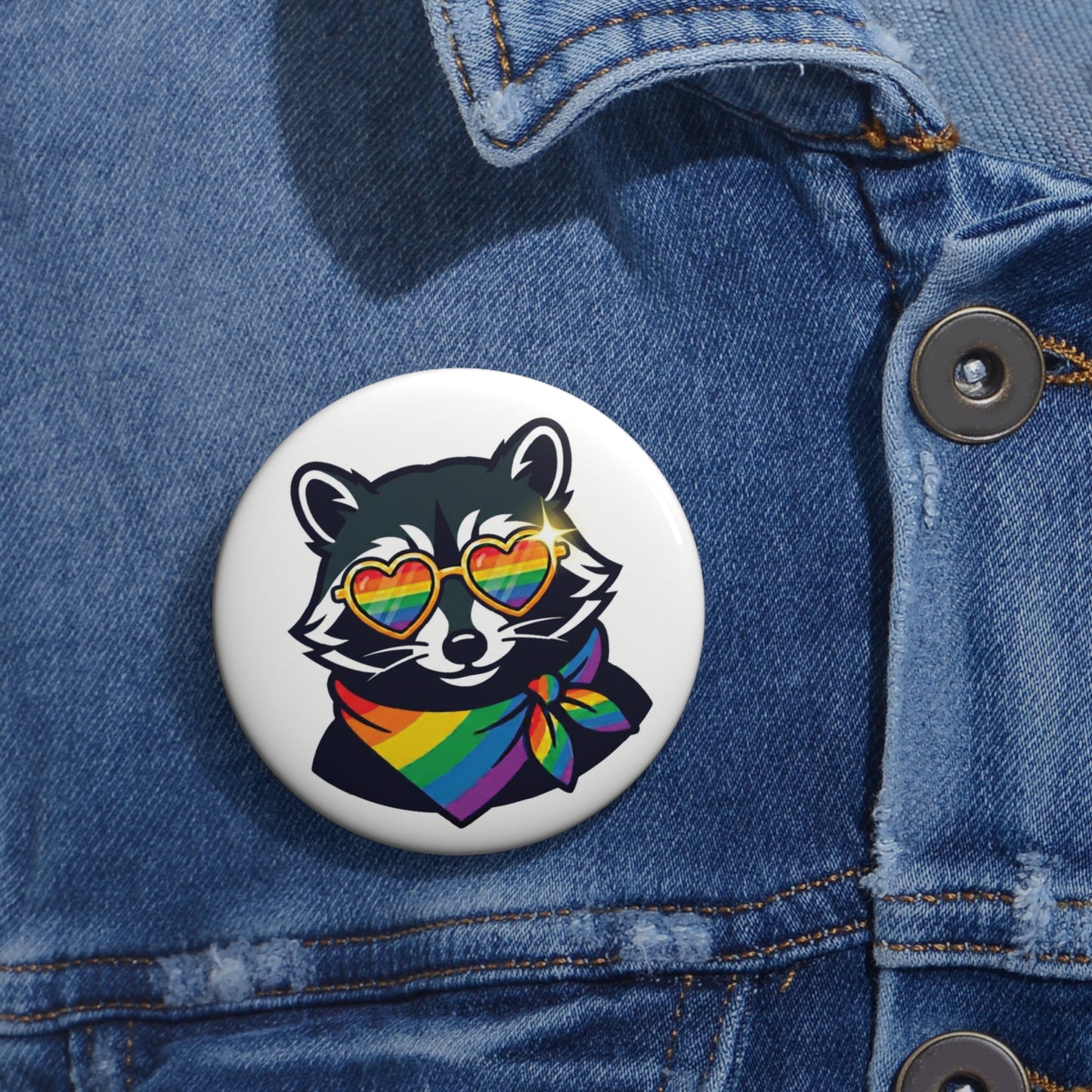 Raccoon | Prideglasses Pride Button