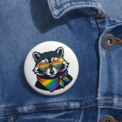 Raccoon | Prideglasses Pride Button