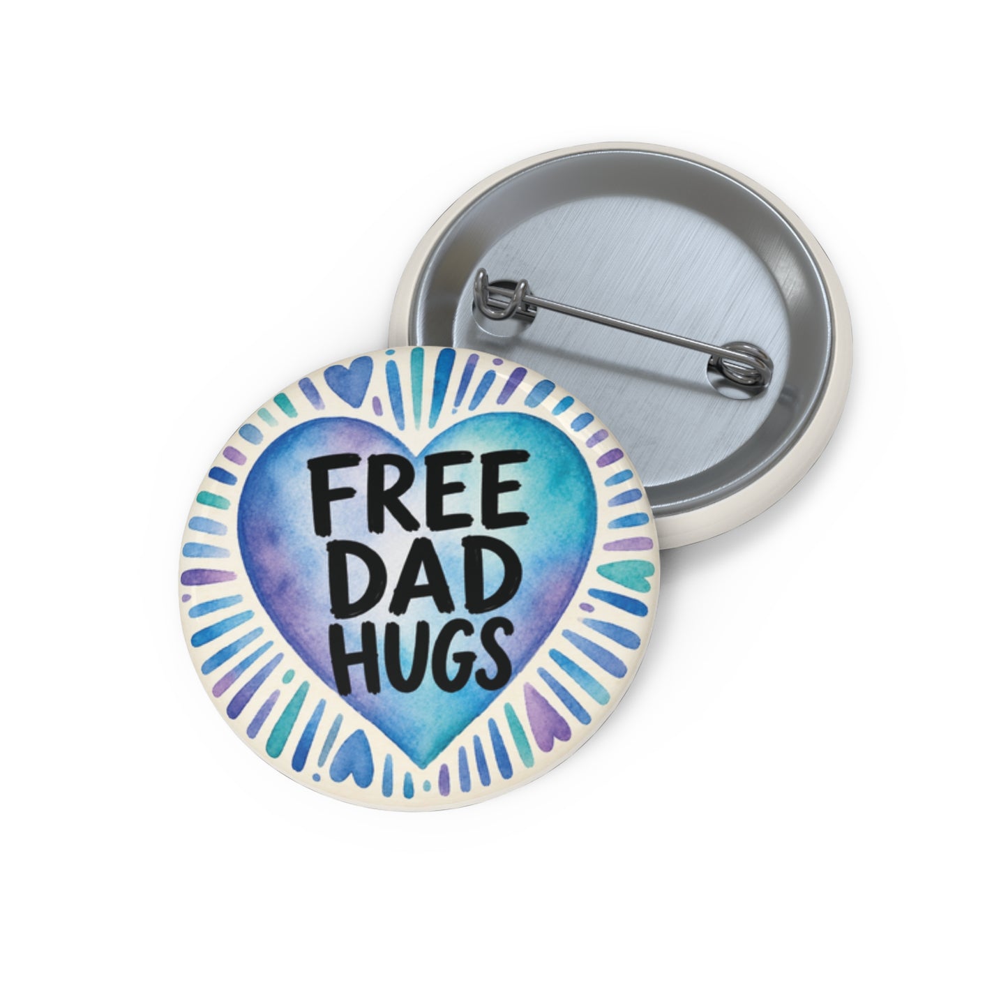 Free Dad Hugs | Pride Ally Button
