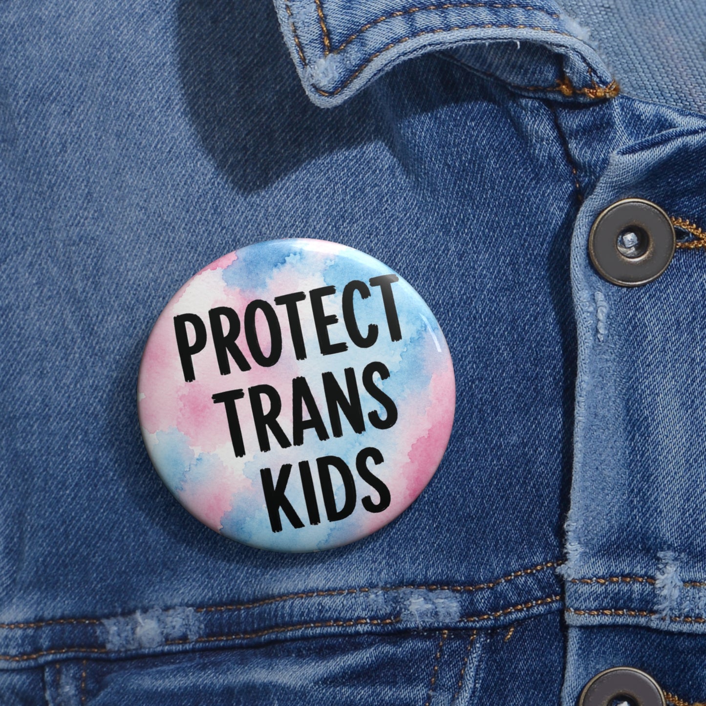 Protect Trans Kids | Pride Statement Button