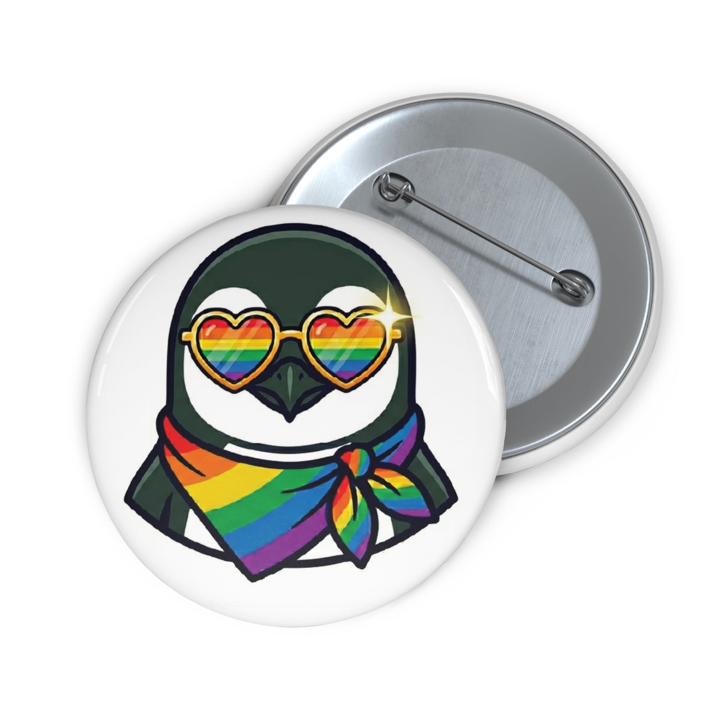 Penguin | Prideglasses Pride Button