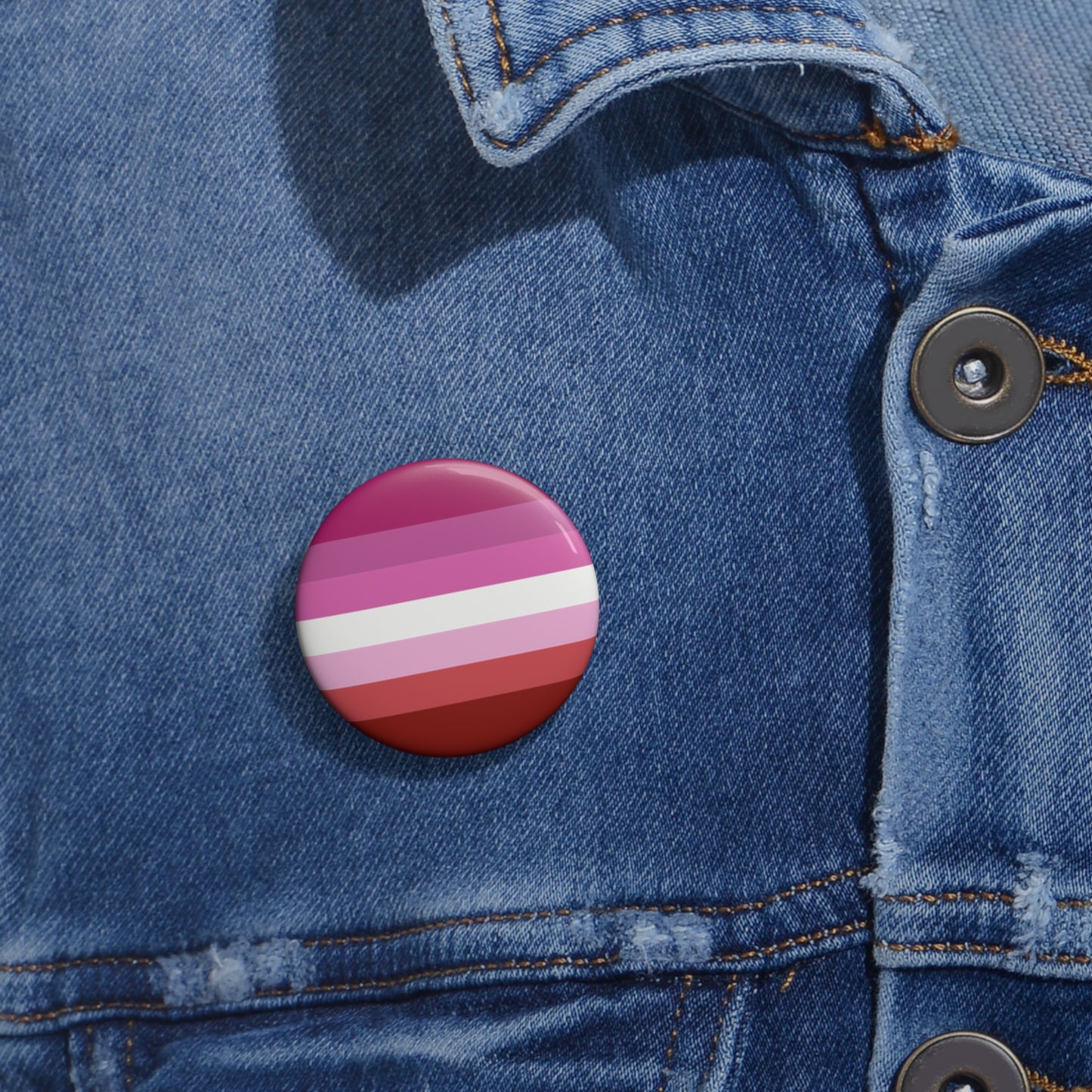 Lesbian Pride Flag Button