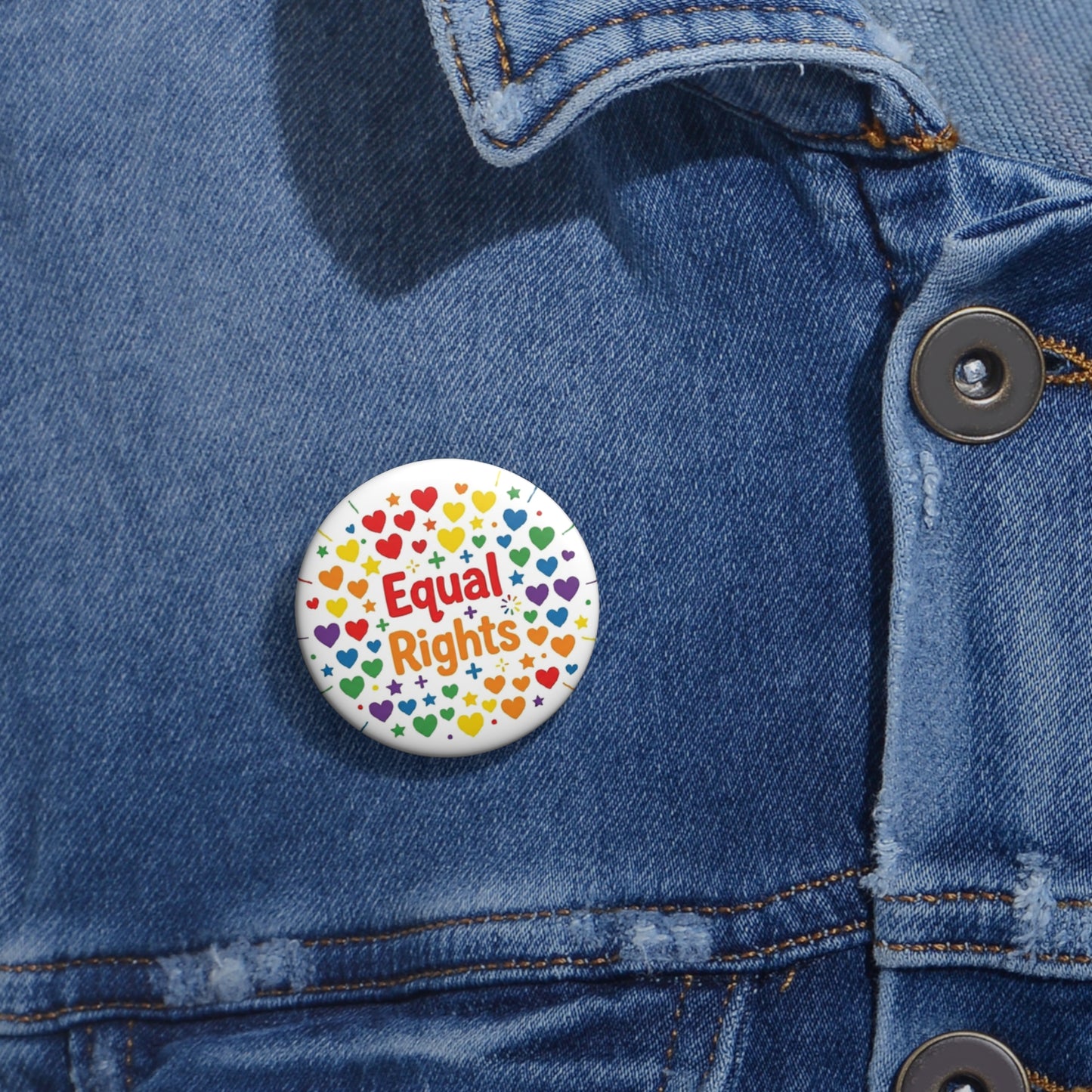 Equal Rights | Statement Pin Button