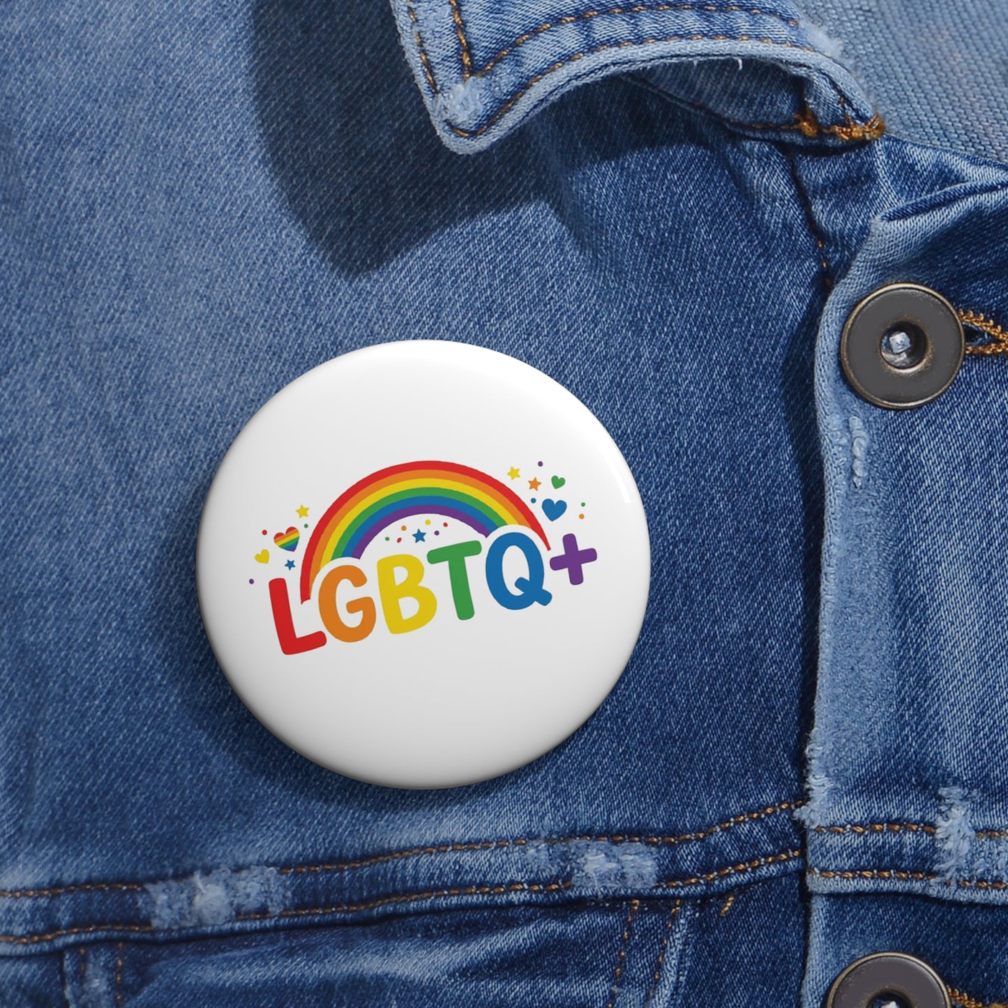 LGBTQ+ | Rainbow Pride Button