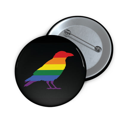 Crow | Pride Animal Button