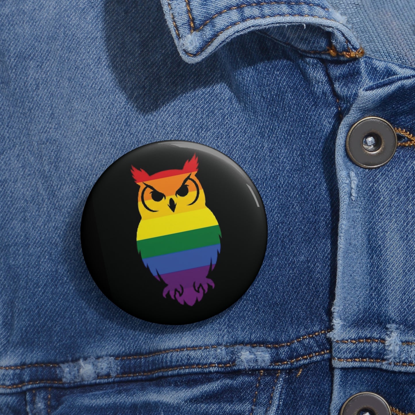 Owl | Pride Animal Button