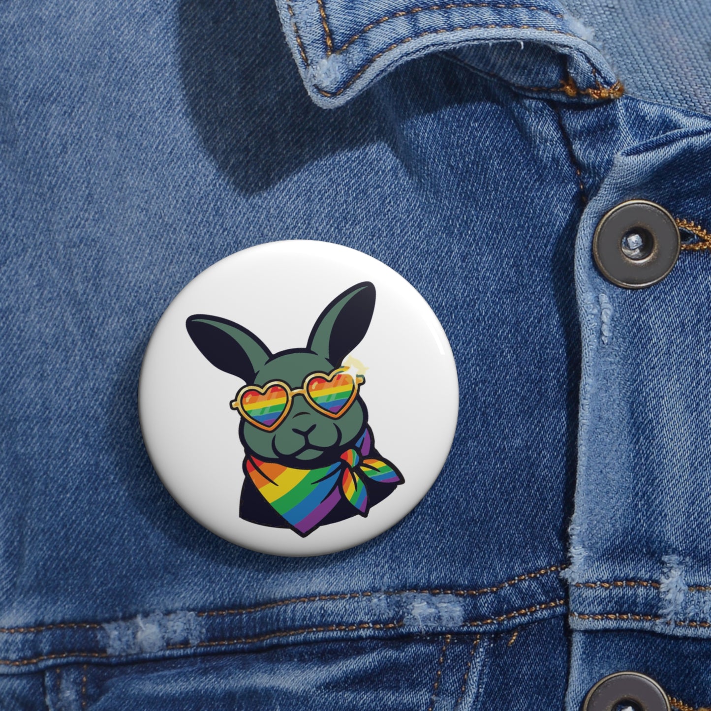 Rabbit | Prideglasses Pride Button
