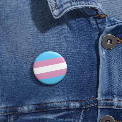 Trans Pride Flag Button