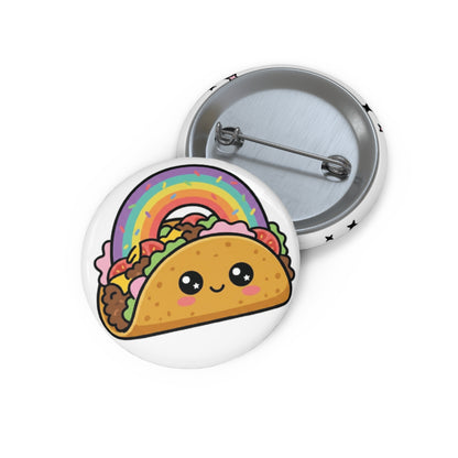 CutiePride - Taco | Kawaii Rainbow Pride Button