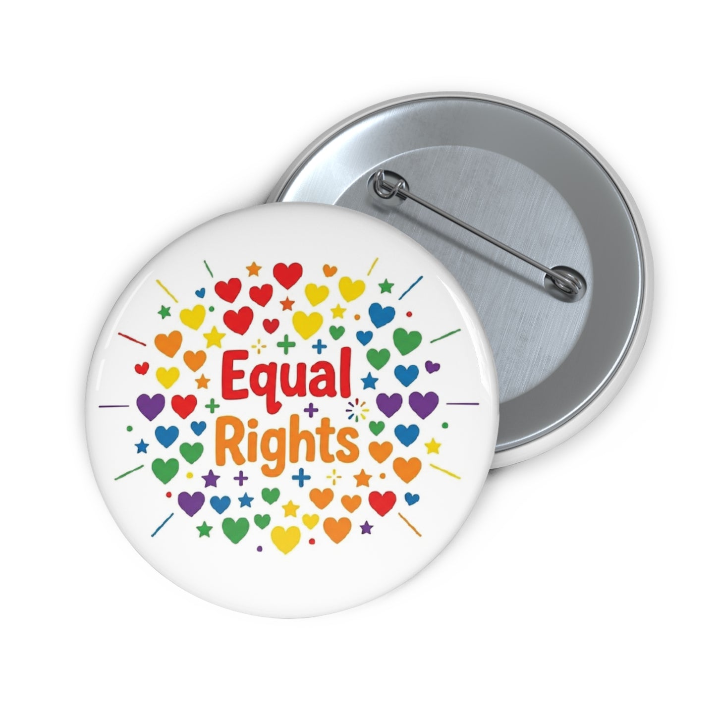 Equal Rights | Statement Pin Button