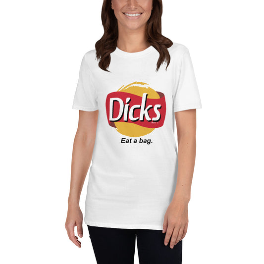 Dick's — Eat a Bag | Funny Parody T-Shirt
